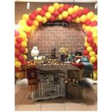 Pazariz 100 Adet Sarı Kırmızı Balon Zincir Gryffindor Konsept Balon Zincir