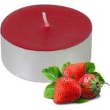 Pazariz 100 Lü Tealight Mum - Kırmızı - Beyaz - 1 Adet