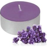Pazariz 100 Lü Tealight Mum - Mor - 1 Adet - Renkli
