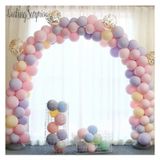 Pazariz 100 Makaron Pastel Balon + Balon Zinciri-konsept Parti Balon Seti