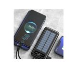 Pazariz 10000 Mah Powerbank Göstergeli Powerbank Solar Powerbank Güneş Enerjili Fenerli 4 Çıkışlı