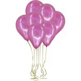 Pazariz 100'Lü Lateks Pastel Balon Fuşya