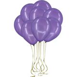 Pazariz 100Lü Lateks Pastel Balon Mor 12İnç