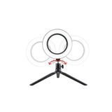 Pazariz 10İnç 26Cm Youtube Instagram Tiktok Selfie Stüdyo Video Fotoğraf Ring Light Tripod Led Halka Işık