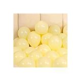 Pazariz 12 Inç Standart Boy Makaron Balon 50 Adet Sarı