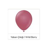 Pazariz 12" Retro Balon Yaban Çileği Renk 20 Adet