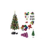 Pazariz 120 Cm Yılbaşı Çam Ağacı+100 Lüks Süs+Ağaç Işığı