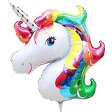 Pazariz 126x92cm Unicorn, Tek Boynuzlu At Folyo Balon, Helyumla Uçan