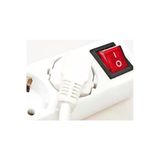 Pazariz 12W Led Ampul 10 Mt Uzatmalı Anahtarlı 3Lü Priz Set