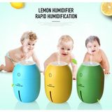 Pazariz 180 Ml Limon Şeklinde Mini Oda Hava Nemlendirici Buhar Makinesi (siyah)