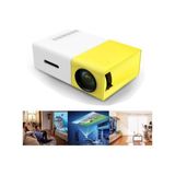 Pazariz 1920 x 1080 LED Mini Taşınabilir Projeksiyon Cihazı Ev Sineması DLP Işık Kaynağı ile HDMI Bağlantı - Sarı