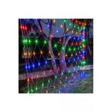 Pazariz 1X2 Metre Atif File Ağ Perde 192 Led 8 Animasyonlu Farklı Işık Modu Rgb Fişli
