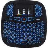 Pazariz 2.4ghz I18 Mini Kablosuz Touch Pad Işıklı Klavye - Şeffaf