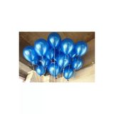 Pazariz 20 Adet Metalik Parlak Koyu Mavi(Lacivert) Balon Helyumla Uçan