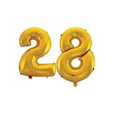 Pazariz 28 Yaş Sayı Folyo Balon Altın 90 Cm
