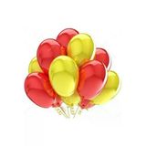 Pazariz 30 Adet Metalik Sarı, Kırmızı Balon Konsepti-Uçan-Güzel Balon