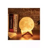 Pazariz 3D Led Ay Gece Lambası Aydınlatma Sarj Edilebilir Lamba 15 Cm