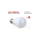 Pazariz 3W Enerji Tasarruflu Led Ampul ( 4 Adet)