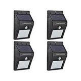 Pazariz 4 Adet Solar Güneş Enerjili 20 Led 1W Ledli Bahçe Aydınlatma Solar Dış Mekan