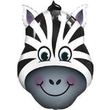 Pazarız 45 cm Doğum Günü Zebra Folyo Parti Balon