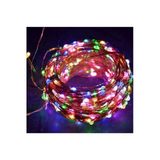 Pazariz 5 M Peri Rgb 50 Led Pilli Noel Parti Yılbaşı Ağaç Dekoratif Aydınlatma Lambası Animasyonlu Süsleme