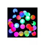 Pazariz 5 Metre 28 Led Fişli Rgb Mini Top Led Siyah Kablo