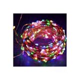 Pazariz 5 Mt Peri Rgb 50 Led Pilli Noel Parti Yılbaşı Ağaç Dekoratif Aydınlatma Lambası Animasyonlu Süsleme
