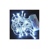 Pazariz 5Mt Peri Beyaz 50 Led Pilli Noel Parti Yılbaşı Ağaç Dekoratif Aydınlatma Lambası Animasyonlu Süsleme