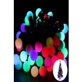 Pazariz 5Mt Rgb 50 Led Fişli Noel Parti Yılbaşı Ağaç Dekoratif Aydınlatma Lambası Animasyonlu Süsleme