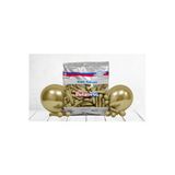Pazariz 6" Krom Balon Gold 10 Adet