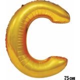 Pazarız 75 cm C Harfi Folyo Altın Balon