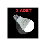 Pazariz 7W Enerji Tasarruflu Led Ampul ( 3 Adet)