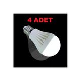 Pazariz 7W Enerji Tasarruflu Led Ampul ( 4 Adet)