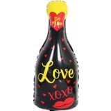 Pazarız 80x40 cm Doğum Günü Love Şişe Folyo Parti Balon
