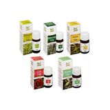 Pazariz Ada Çayı Biberiye Defne Gül Jojoba-Aromatik Masaj-Cilt Bakım Yağ Seti
