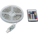 Pazariz Animasyonlu Suya Dayanıklı Şerit LED 10 mt USB Girişli Telefon Kontrollü Rgb Sese Duyarlı - Renkli