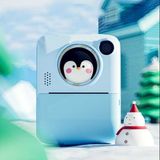 Pazariz Anlık Termal Yazıcılı Dijital Çocuk Kamerası 2.0 Inç Hd 1080P Instant Photo Printer Camera Pembe - Mavi