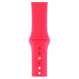 Pazariz Apple Watch Uyumlu 2 3 4 5 6 7 Se Delikli 42 44 45mm Kordon Kayış Bileklik Klasik Silikon