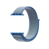 Pazariz Apple Watch Uyumlu Kordon Kayış 7 - 6 - Se - 5 - 4 - 3 - 2 - 1 42mm 44mm - Mavi Siyah