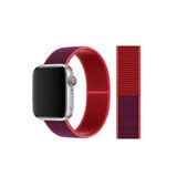 Pazariz Apple Watch Uyumlu2/3/4/5/6 38Mm Hasır Kordon/Kayış Red/Purple