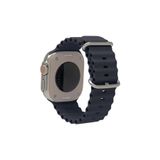 Pazariz Apple Watch Uyumlu2/3/4/5/6/7/8/Se 38Mm 40Mm 41Mm Ocaean Metal Toka Silikon Kordon