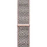 Pazariz Apple Watch Uyumlu8 7 6 5 4 3 Se 38mm-40mm-41mm Spor Dokuma Kordon Açık Pembe
