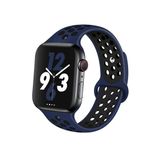 Pazariz Apple Watch Uyumlusilikon Delikli Kordon Ikayış 1 | 2 | 3 | 4 | 5 - 38Mm/40Mm - Siyah