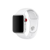 Pazariz Apple Watch Uyumlusilikon Kordon Kayış 7 - 6 - Se - 5 - 4 - 3 - 2 - 1 38mm 40mm - Beyaz