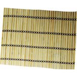 Pazariz Bambu Amerikan Servisi - 10 x 10 cm - Kahverengi - Krem