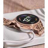 Pazariz Bayan Akıllı Saat Serisi Watch Diamond 42MM Çift Kordon Akıllı Saat Sesli Görüşme - Gold