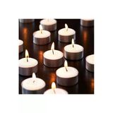 Pazariz Beyaz Renkli Tealight Mum 50 Adet