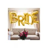 Pazariz Brıde Folyo Balon 100 Cm Gold Altın Rengi Bekarlığa Veda