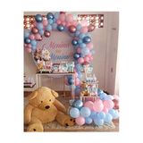 Pazariz Cinsiyet Belirleme Balon Konsept Krom Pembe Krom Mavi