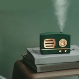 Pazariz Dekoratif Lamba Radyo 220ML Oda Hava Nemlendirici Buhar Makinesi Koku Giderici - Yeşil